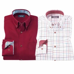 Chemise flanelle Dinan - les 2