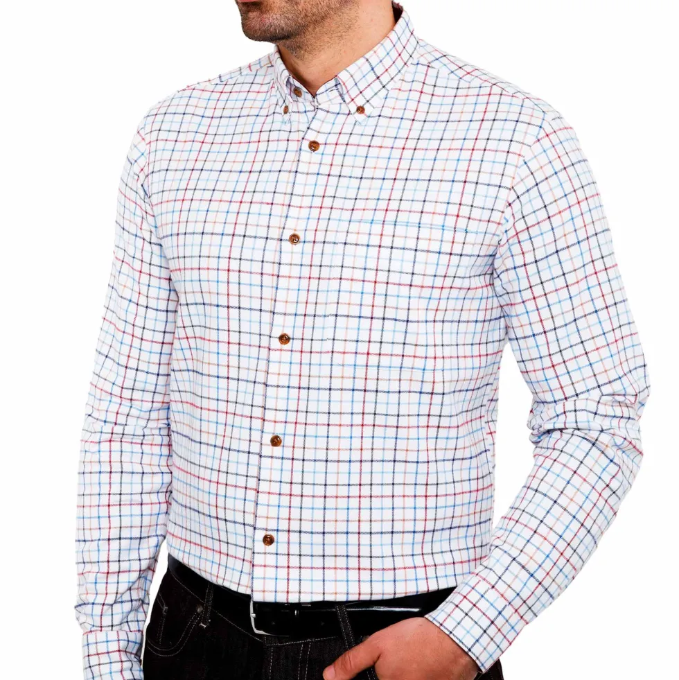 Chemise flanelle Dinan - les 2