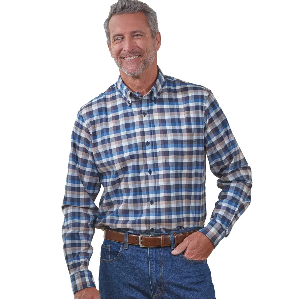 Chemise flanelle stretch