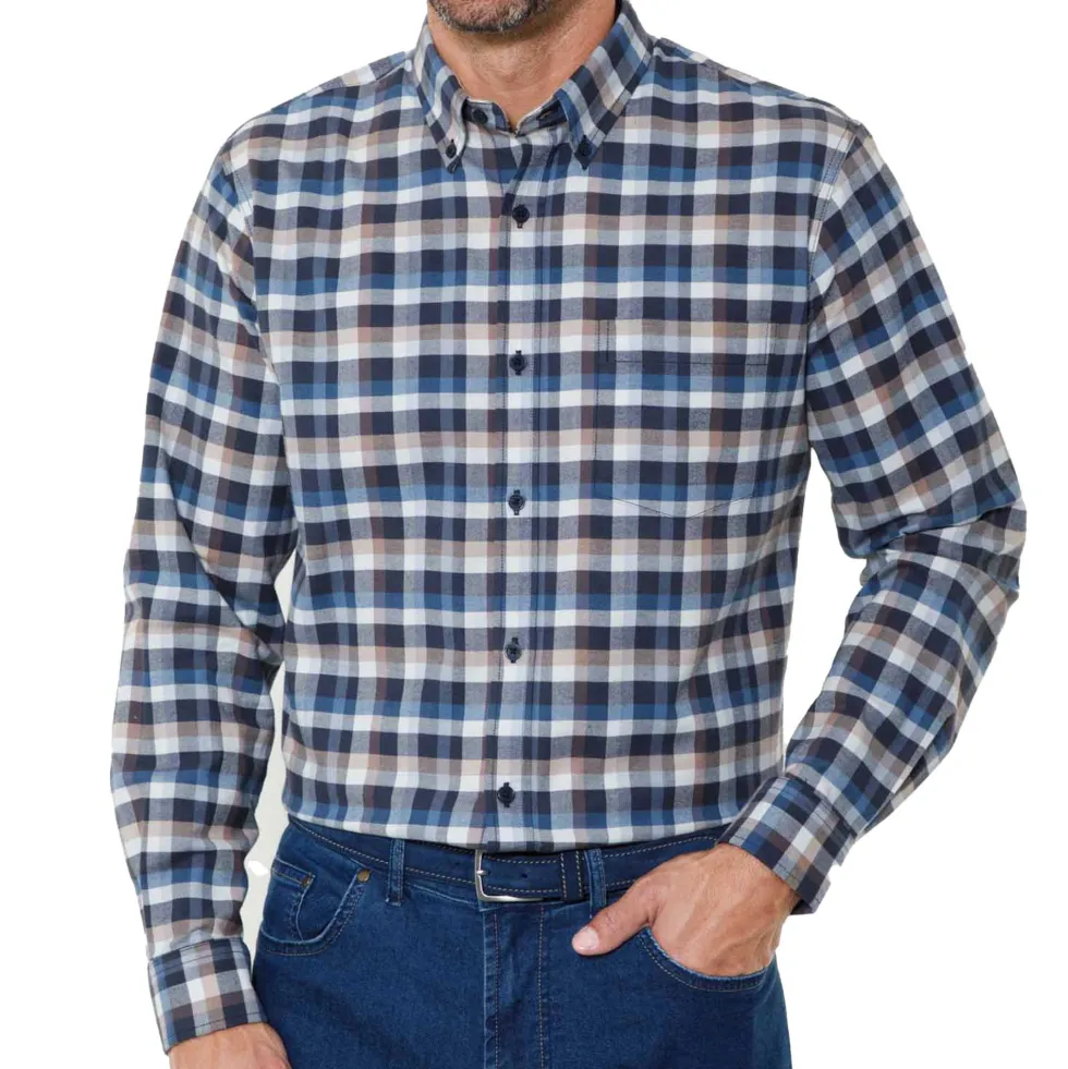 Chemise flanelle stretch