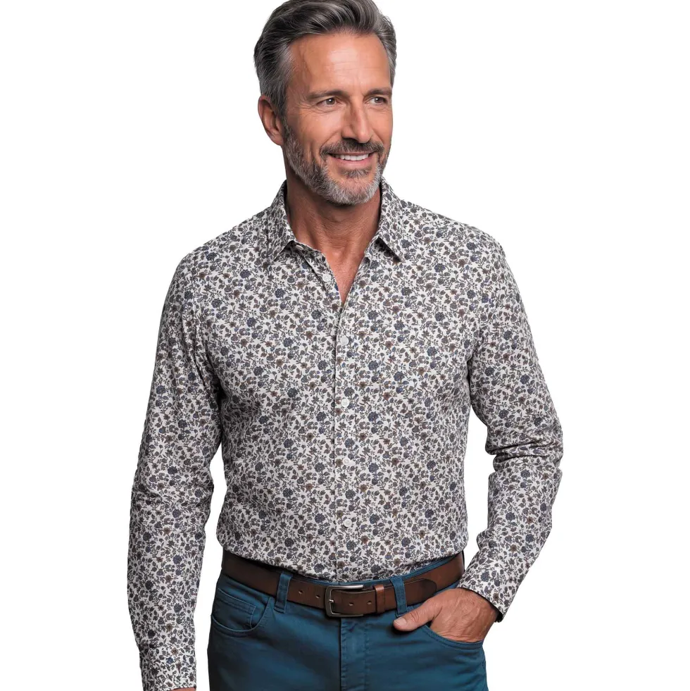 Chemise imprimée floréal