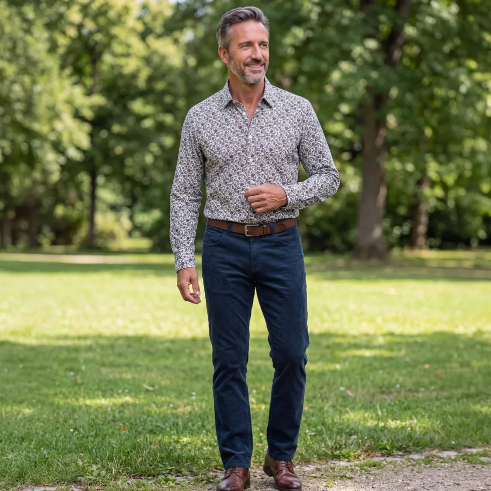 Chemise imprimée floréal