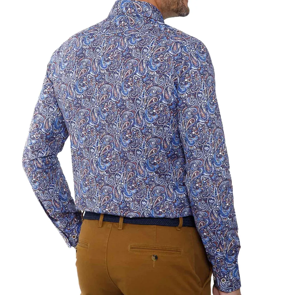 Chemise imprimé ramages