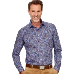 Chemise imprimé ramages