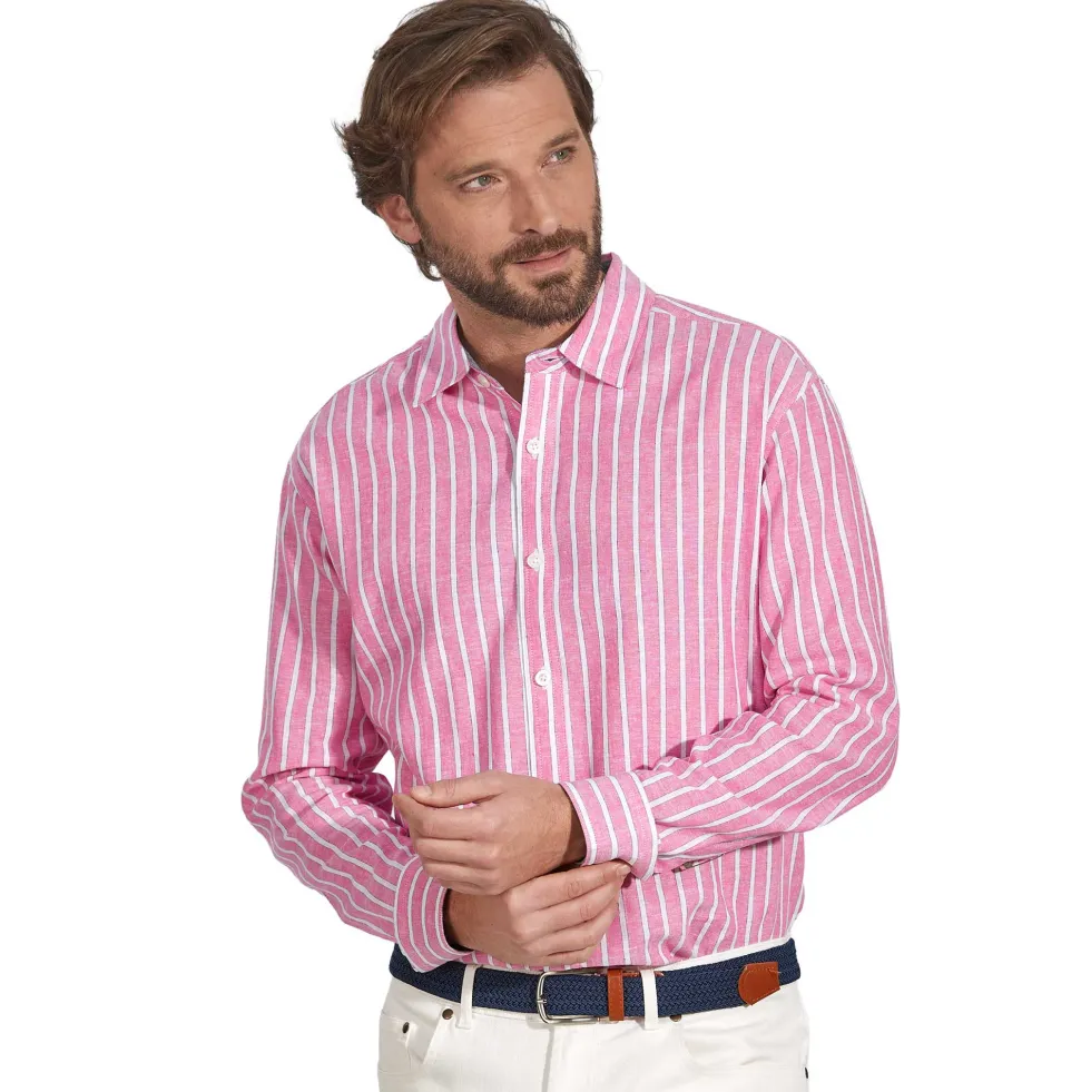 Chemise lin Pink Florida