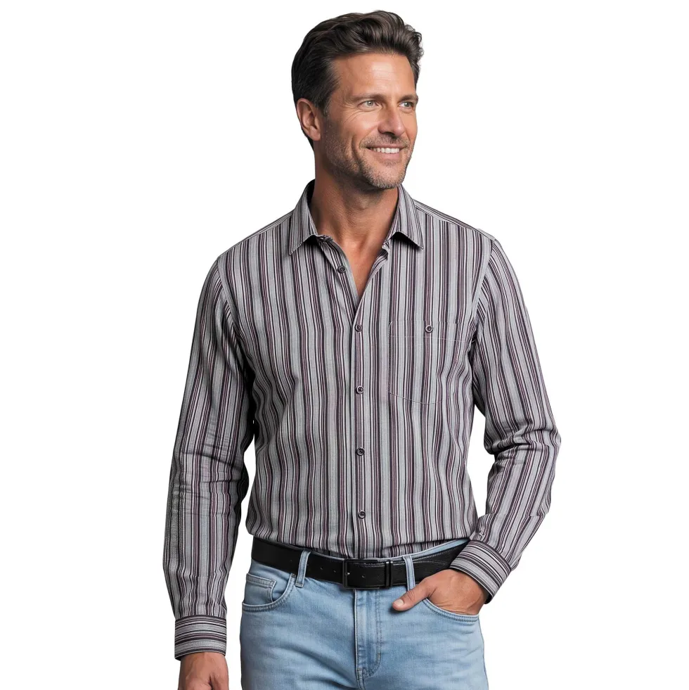 Chemise popeline amincissante