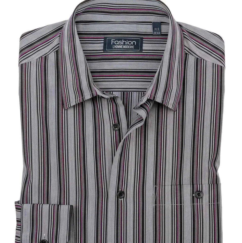 Chemise popeline amincissante