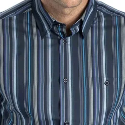 Chemise rayée amincissante