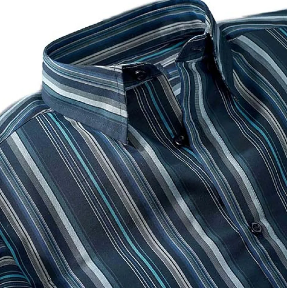 Chemise rayée amincissante