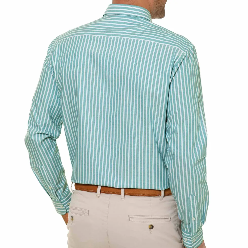 Chemise rayée Oxford