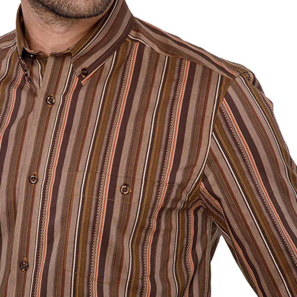 Chemise rayée stretch