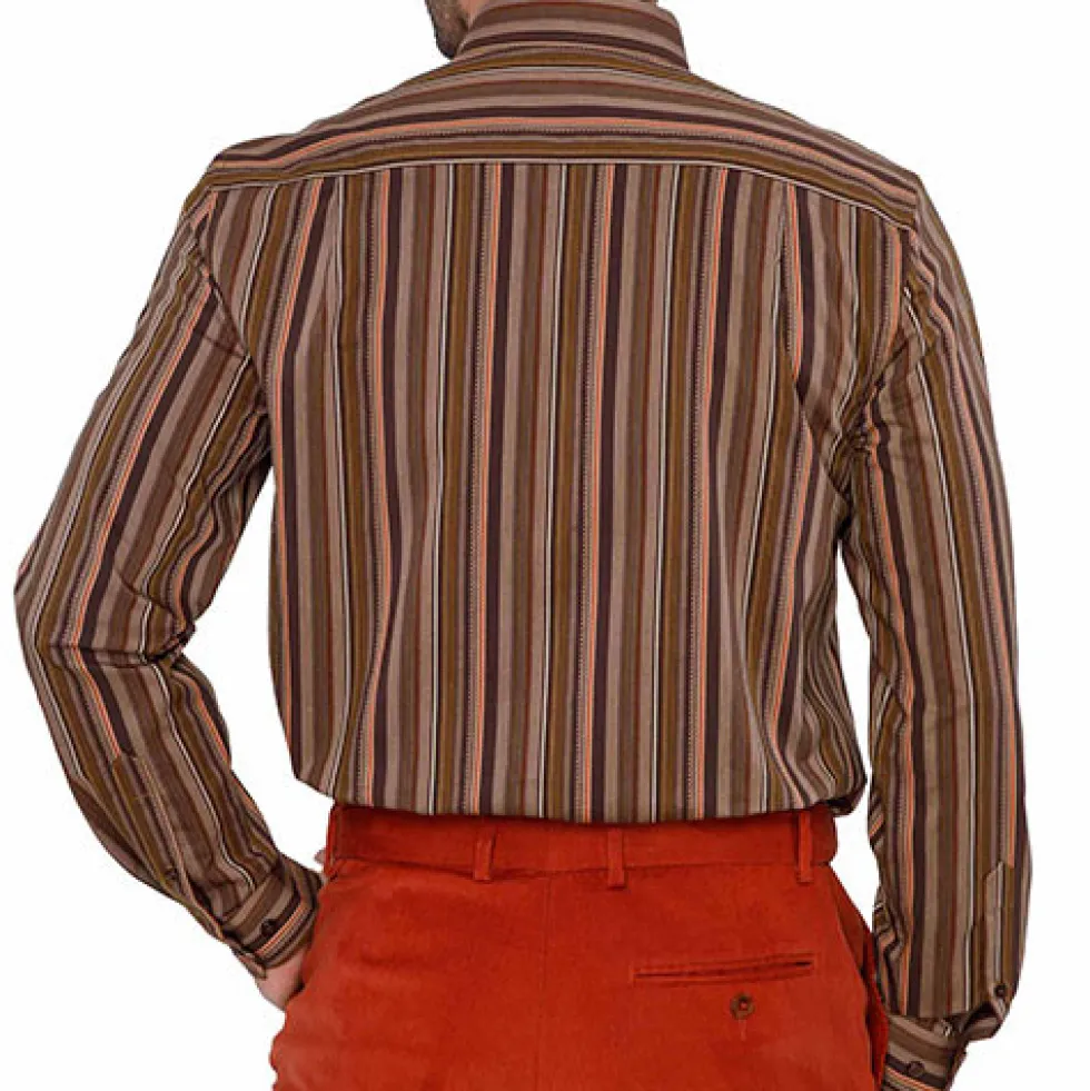 Chemise rayée stretch