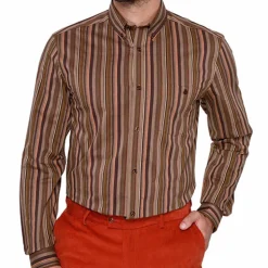 Chemise rayée stretch