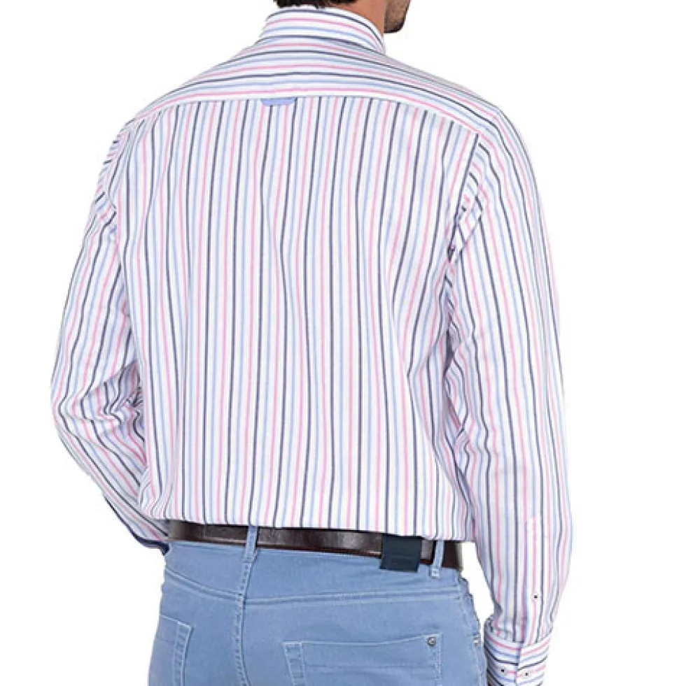Chemise rayures Oxford