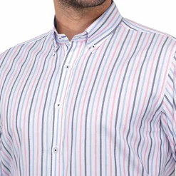Chemise rayures Oxford