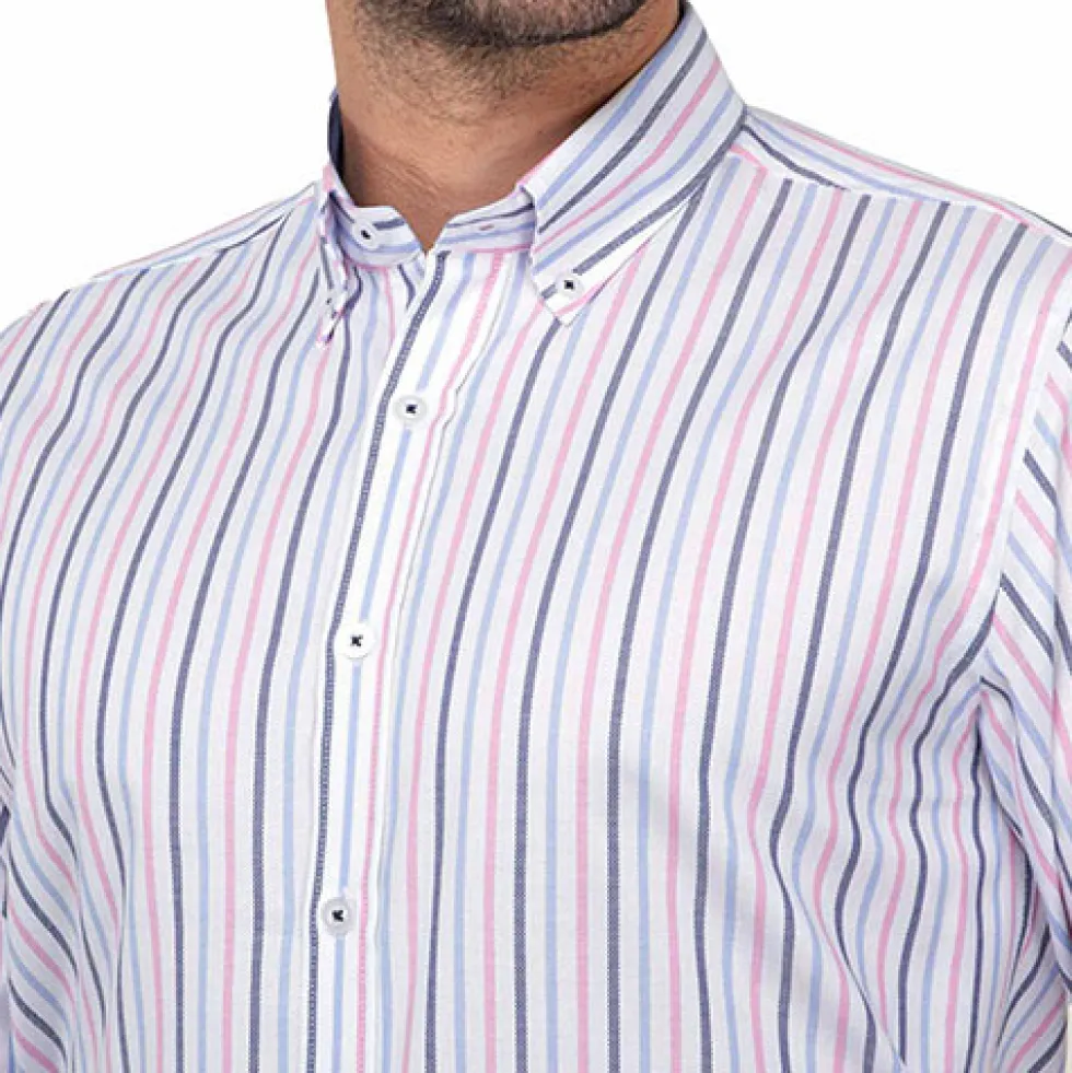 Chemise rayures Oxford