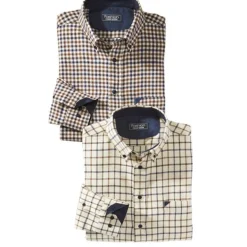 Chemises Flanelle British - les 2