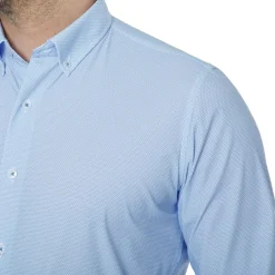 Chemise super stretch motif sans repassage
