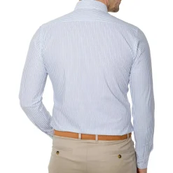 Chemise super stretch rayée sans repassage