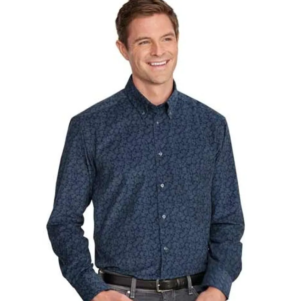 Chemise velours imprimé