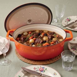 Cocotte en fonte ovale