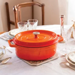 Cocotte en fonte ovale