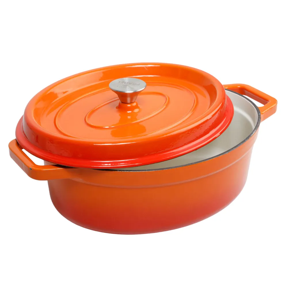 Cocotte en fonte ovale