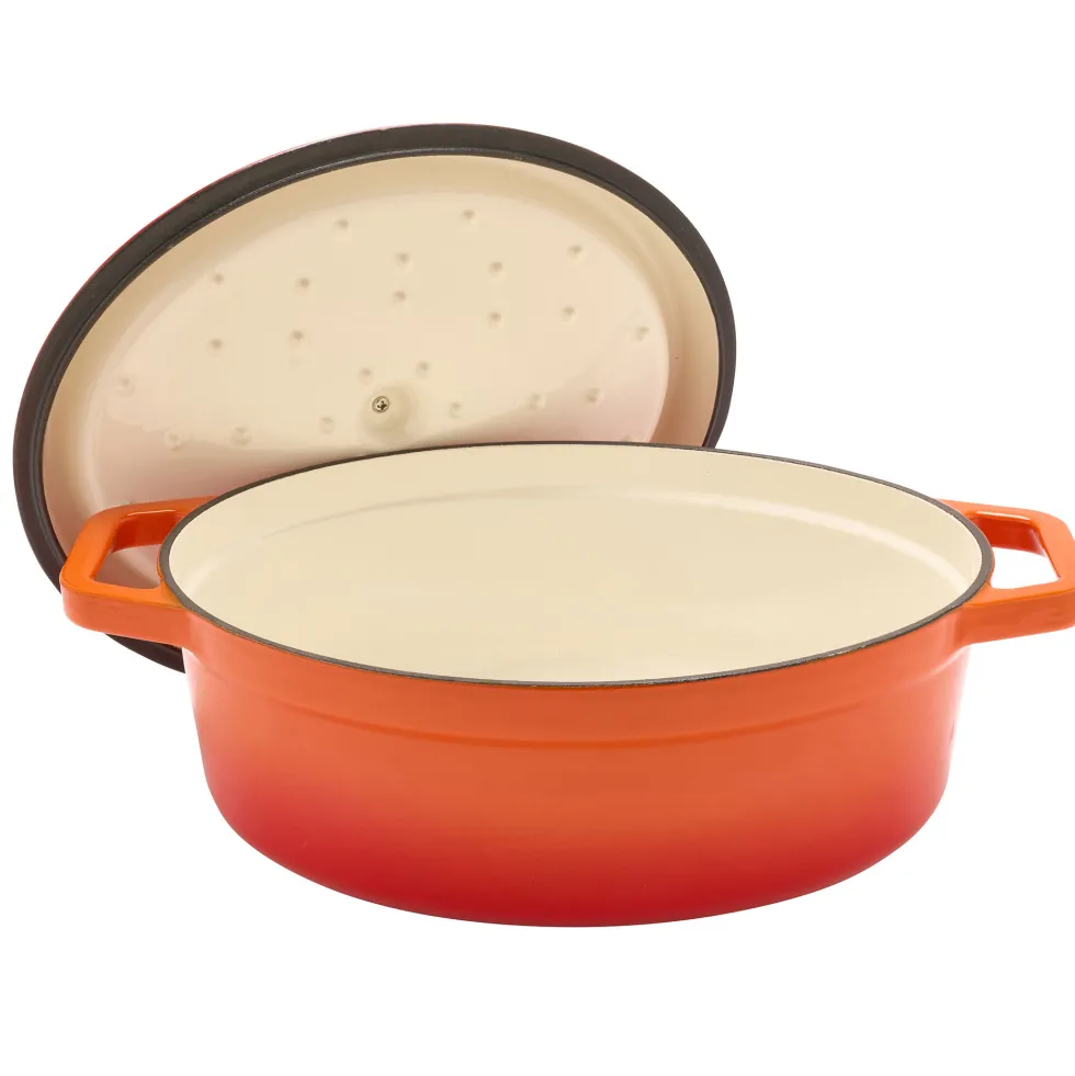 Cocotte en fonte ovale