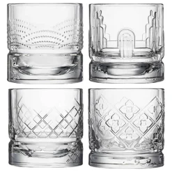 Coffret 4 verres à whisky La Rochère