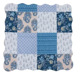 Couvre-lit patchwork Blueberry