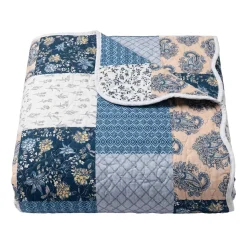 Couvre-lit patchwork Blueberry