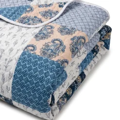 Couvre-lit patchwork Blueberry