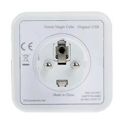Cube multiprise & USB color