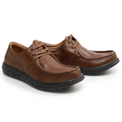 Derbys cuir grande largeur