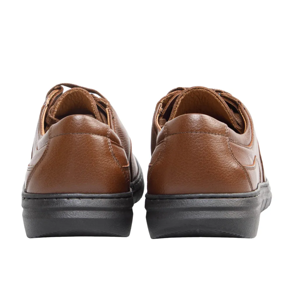 Derbys cuir grande largeur