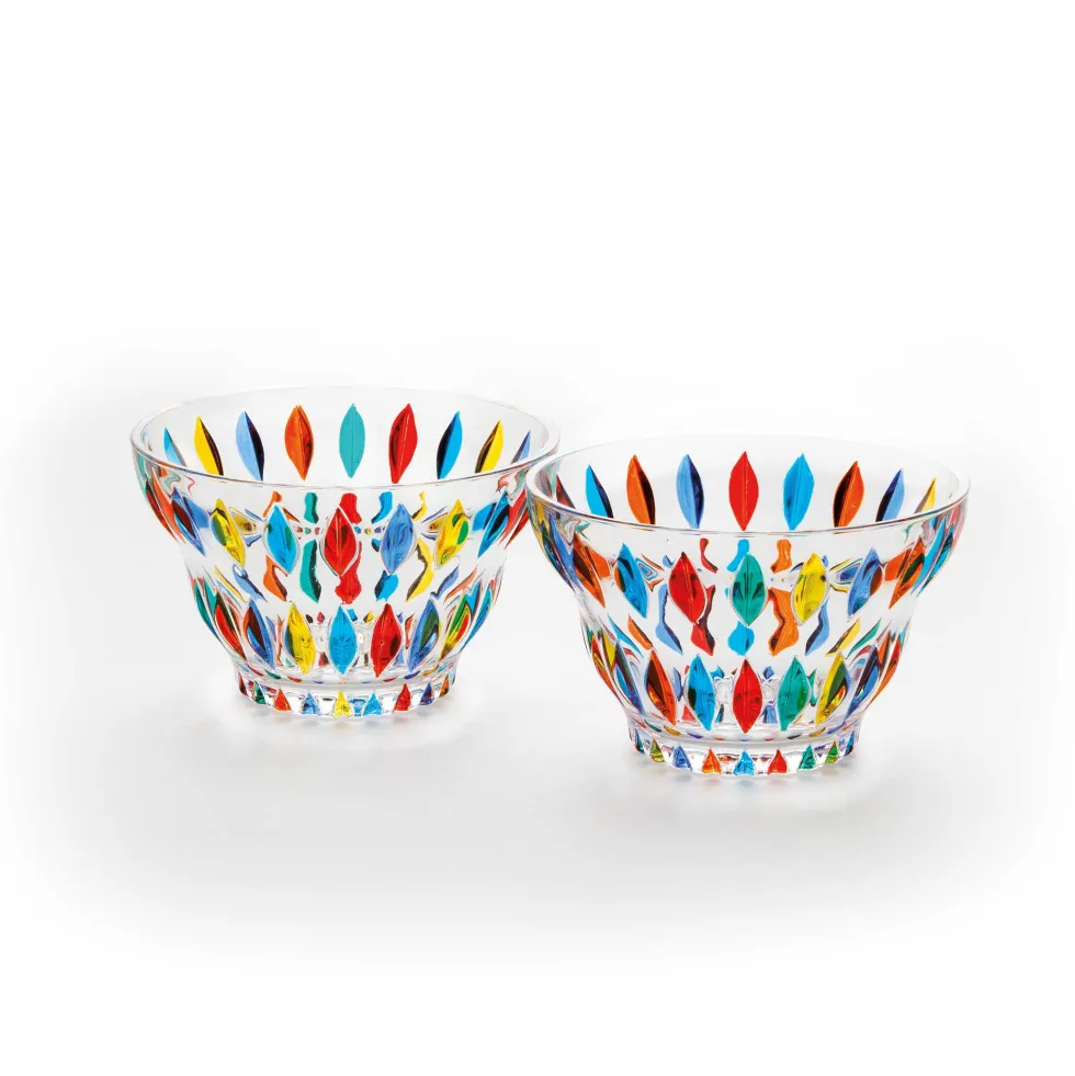Deux coupelles Murano
