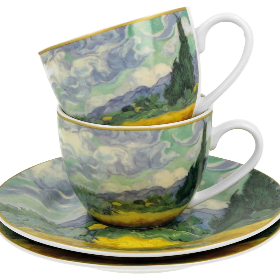 Deux tasses Champ de blé de Van Gogh