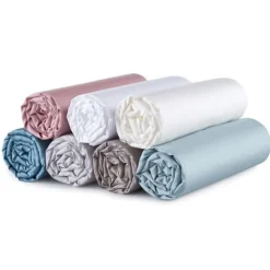 Drap housse satin BlanClarence®