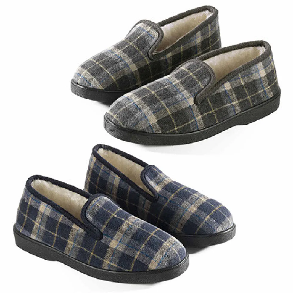 Duo de chaussons laine - les 2 paires