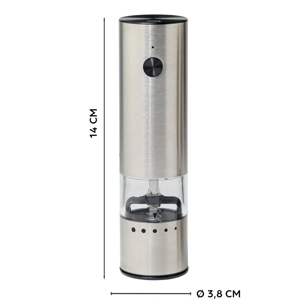 Duo sel & poivre rechargeable