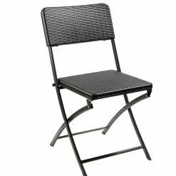 Ensemble de jardin "rotin" (1 table + 4 chaises)