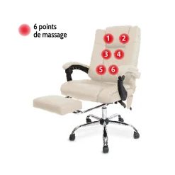 Fauteuil de bureau massant