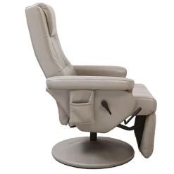 Fauteuil de relaxation massant chauffant pivotant