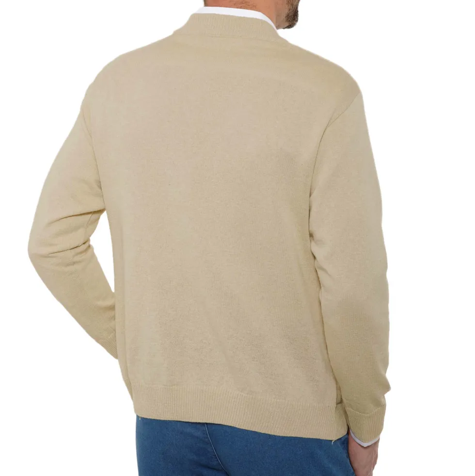 Gilet jacquard d’été