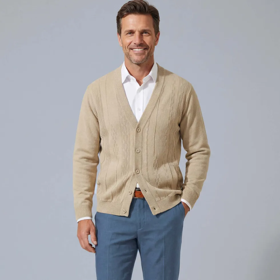Gilet jacquard d’été