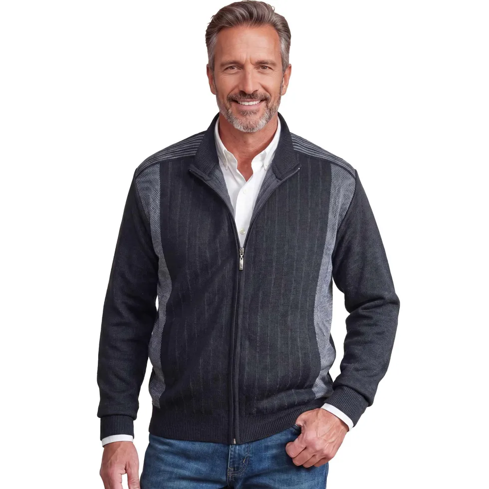 Gilet jacquard gentleman