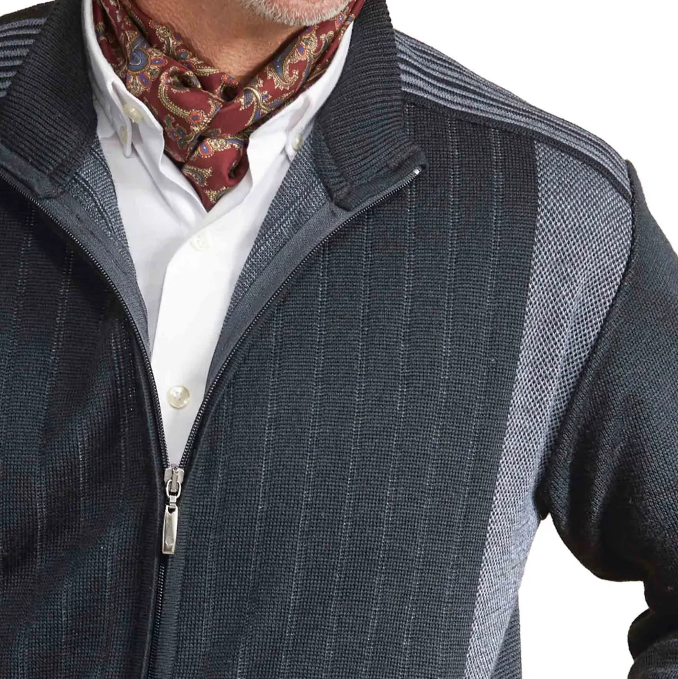 Gilet jacquard gentleman