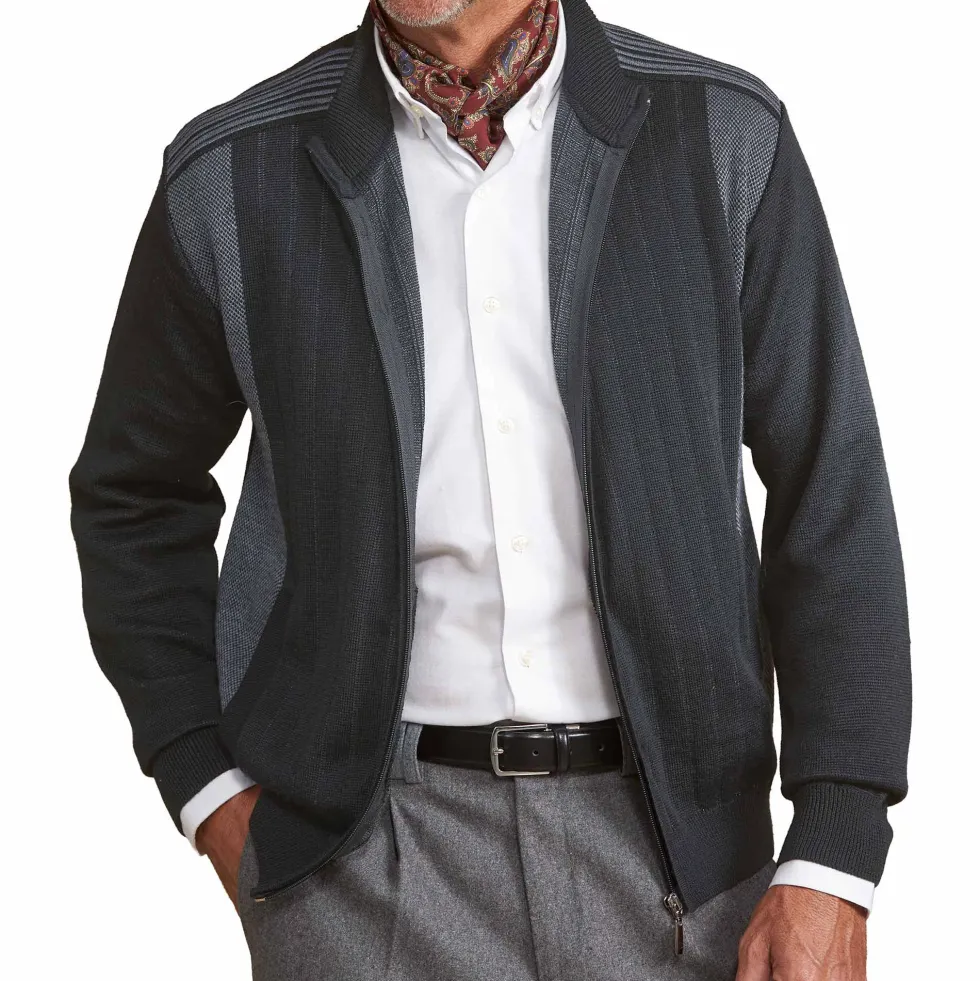 Gilet jacquard gentleman