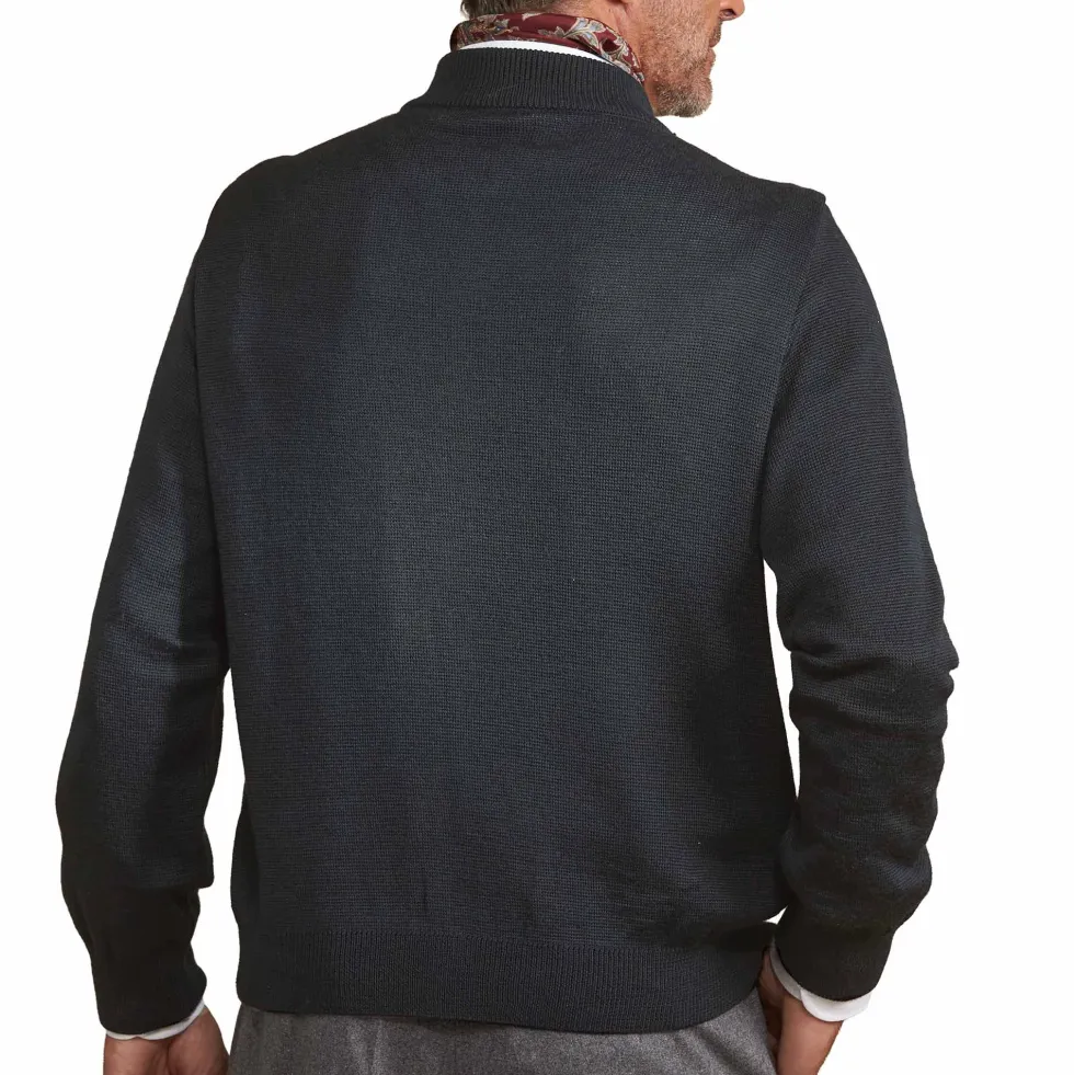 Gilet jacquard gentleman
