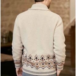 Gilet Jacquard laine Pierre Clarence